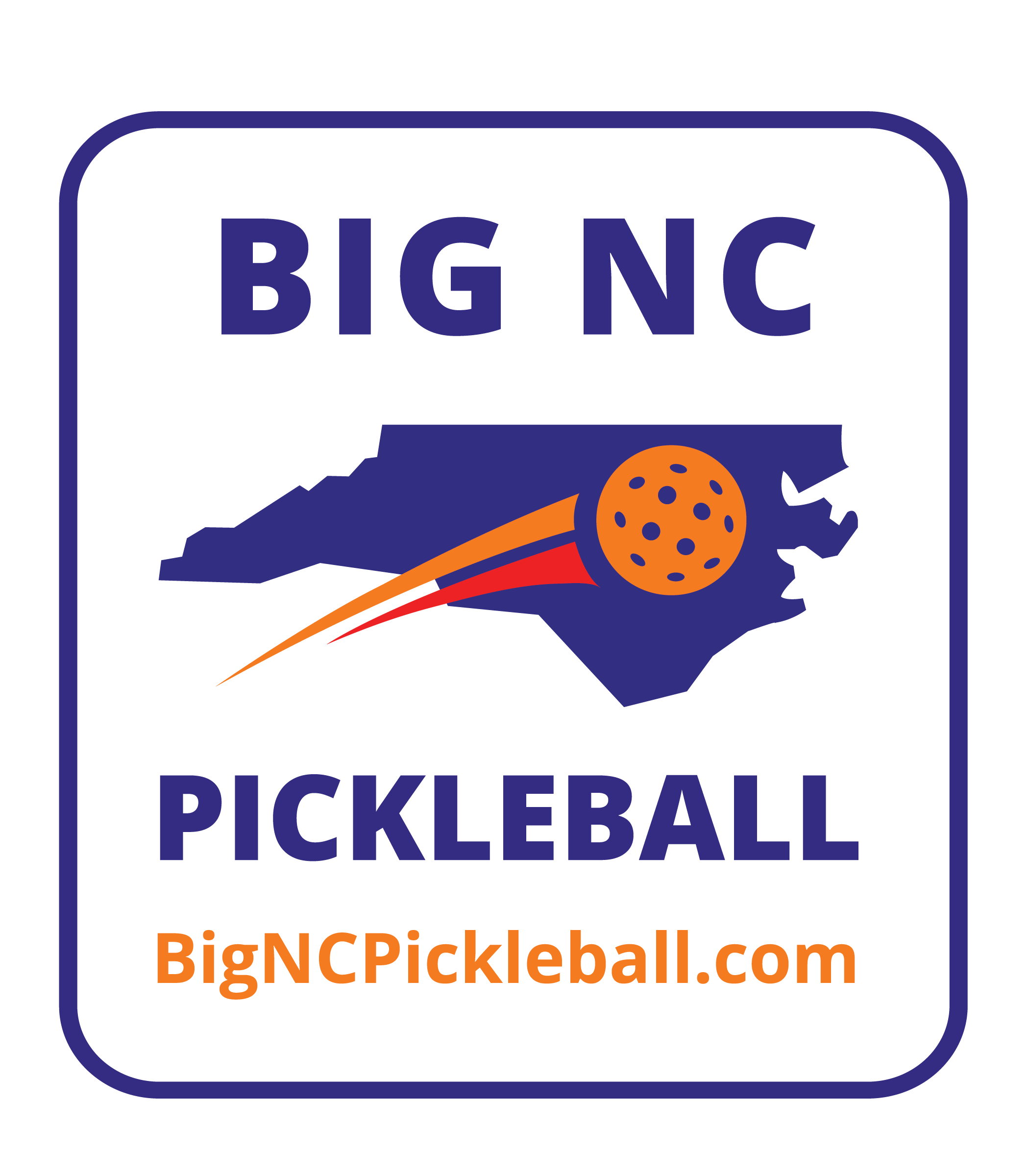 Big NC Pickleball logo