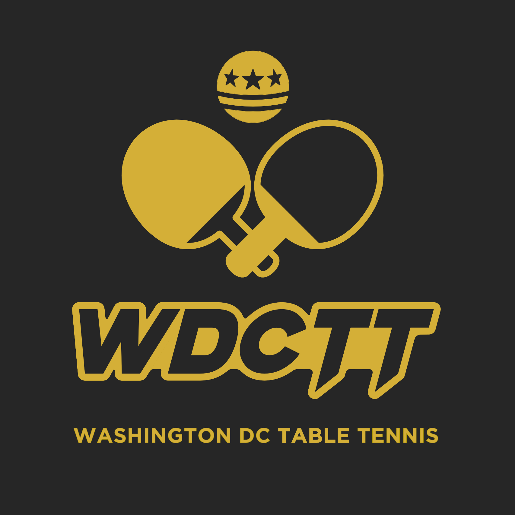 Washington DC Table Tennis logo